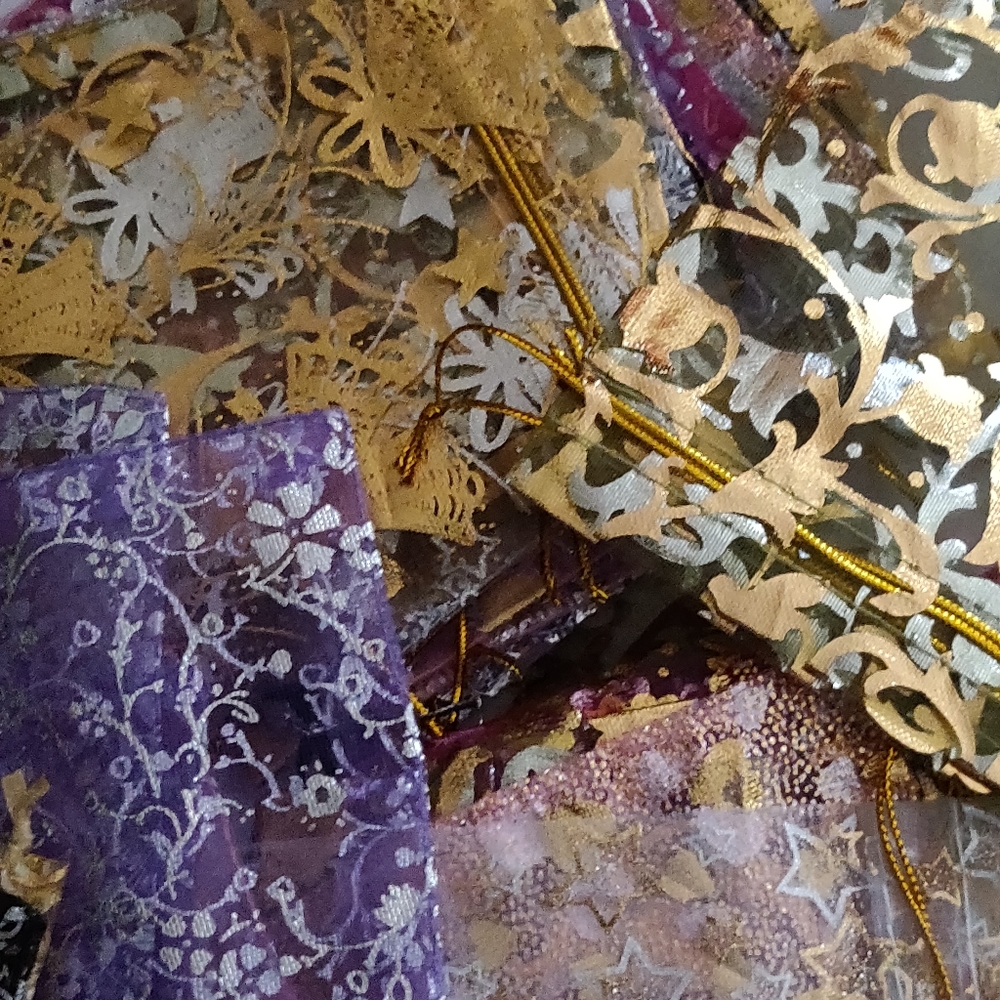 100 NEW ORGANZA JEWELRY AND GIFT BAGS